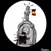 Belgowie rozpoczynają odwet rysując karykatury 