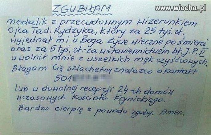 Naiwność moherów mnie przeraża