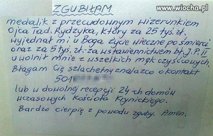 Naiwność moherów mnie przeraża