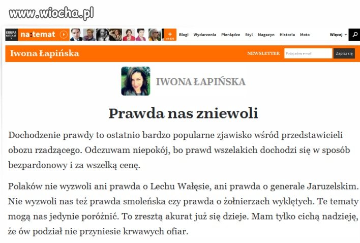 Kłamstwo...