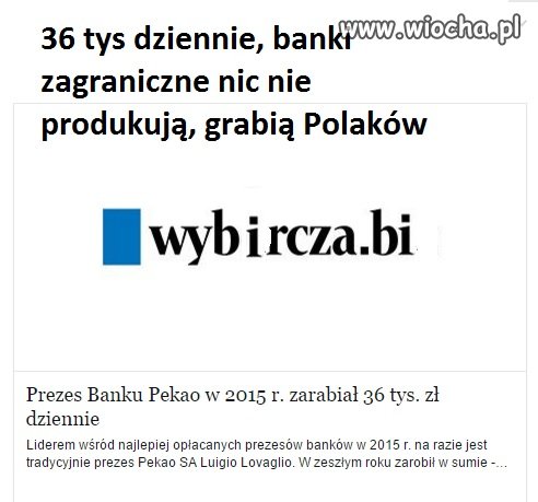 Biedne banki zagraniczne w Polsce