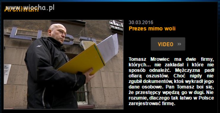 W Polsce to normalne