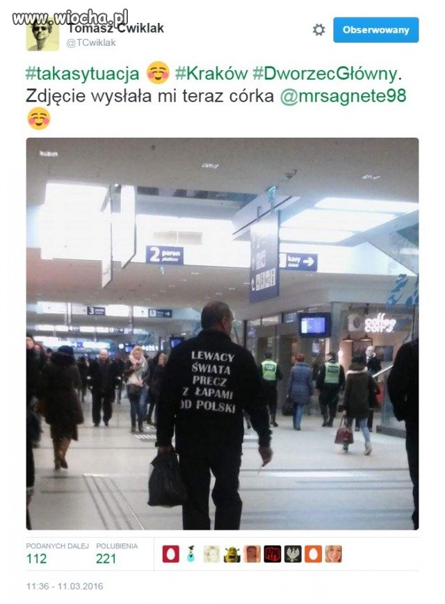 „Lewacy świata, precz z łapami od Polski”