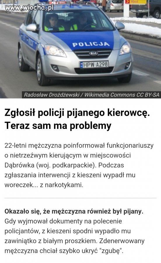 Ma spore szansę w kategorii idiota  roku 