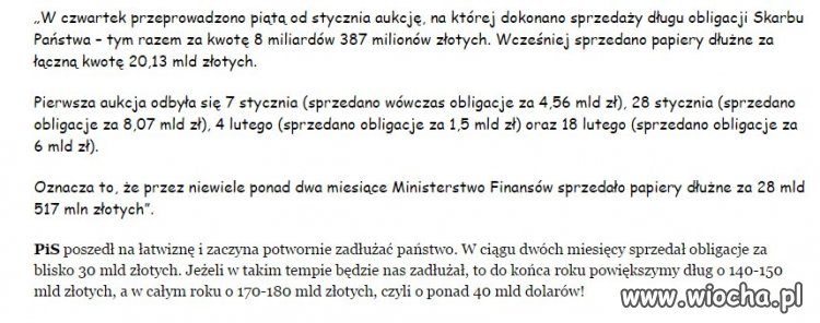 Kolejna aukcja była