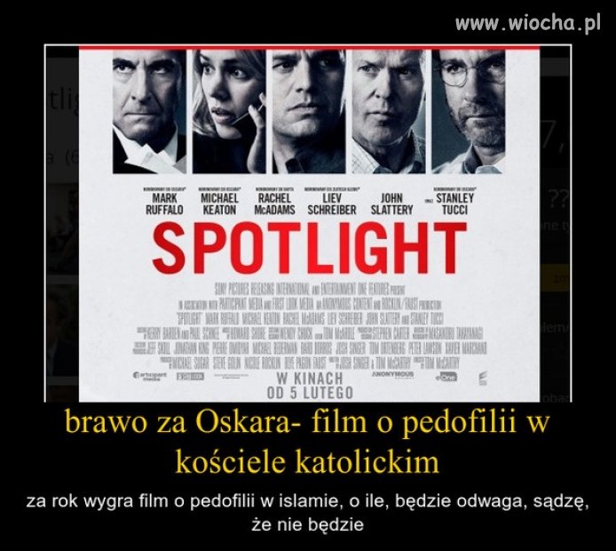 Czekamy na oskara za film o pedofilii w islamie ..