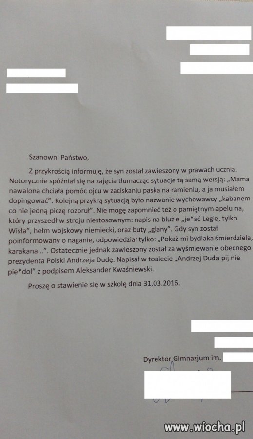Szanowni Państwo,