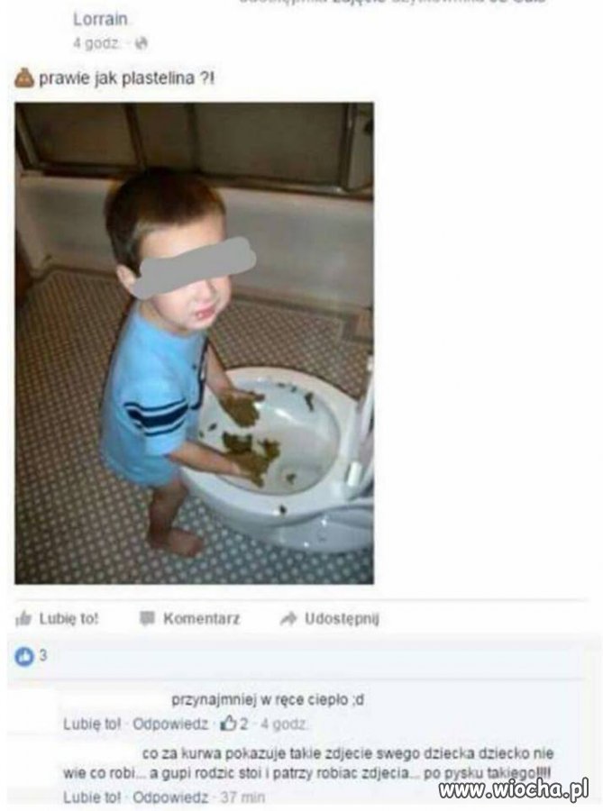 Wiocha dla rodziców, ze takie foty wrzucają w neta