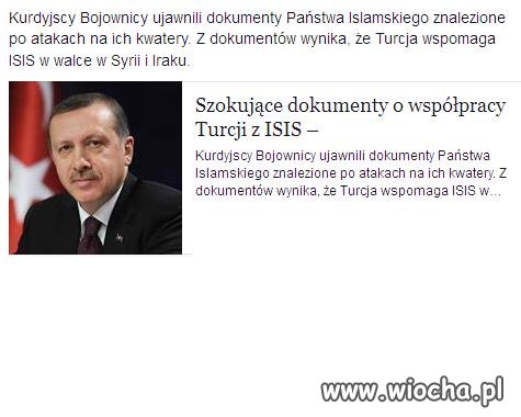 Sponsor ISIS Turcja.