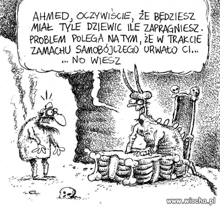 Rozczarowany Ahmed ...
