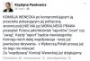 Krysia zwalnia komisję