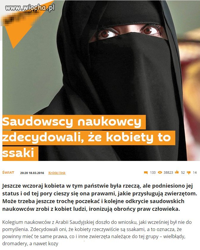 Arabia Saudyjska idzie z duchem czasu