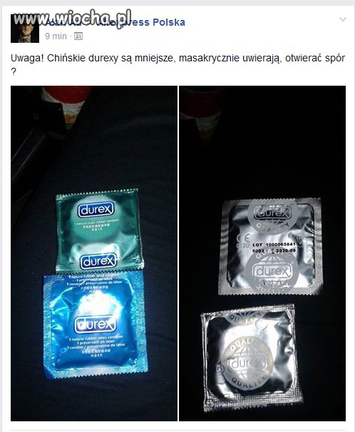 Chińskie durexy