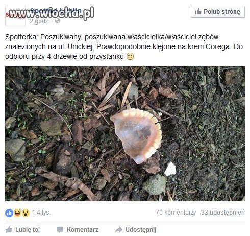 Przyznawać się kto zgubił 