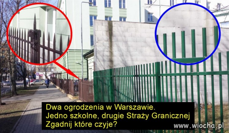 Super ogrodzenia w mieście.