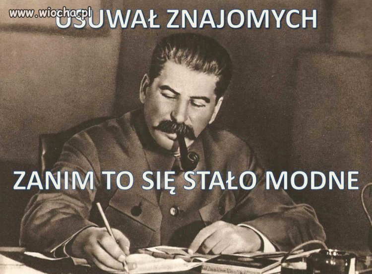 Usuwał znajomych