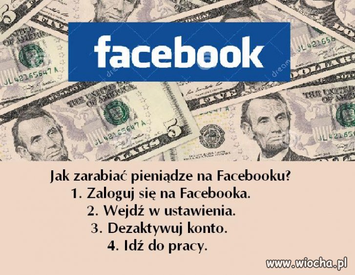 Jak zarabiać na facebooku ...