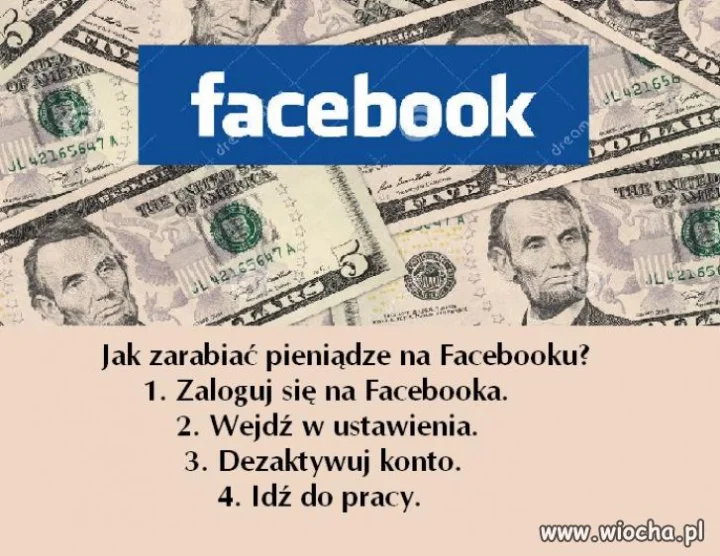 Jak zarabiać na facebooku ...
