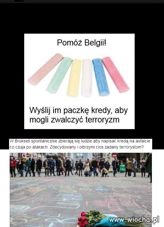 Brutana walka z terroryzmem w Belgii .