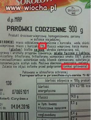Nie gotować bo 
