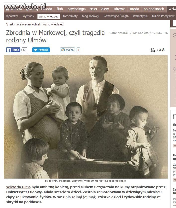 Ulmowie, Kowalscy ... napiętnowana Polska?