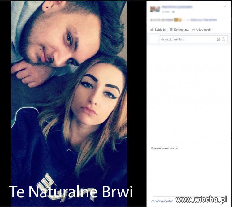 Z serii pomalowane brwi V.2