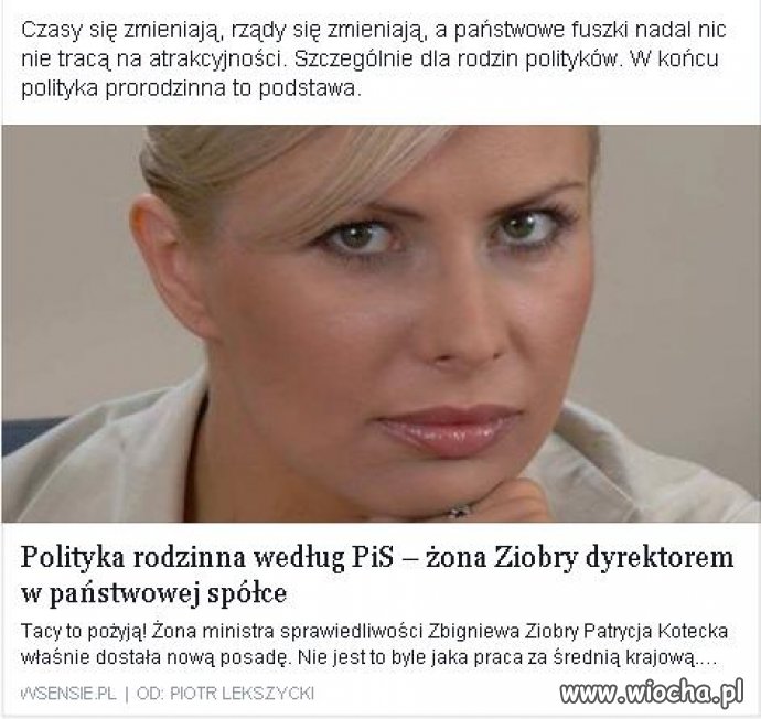Kolejny ciekawy przypadek "dobrej zmiany"