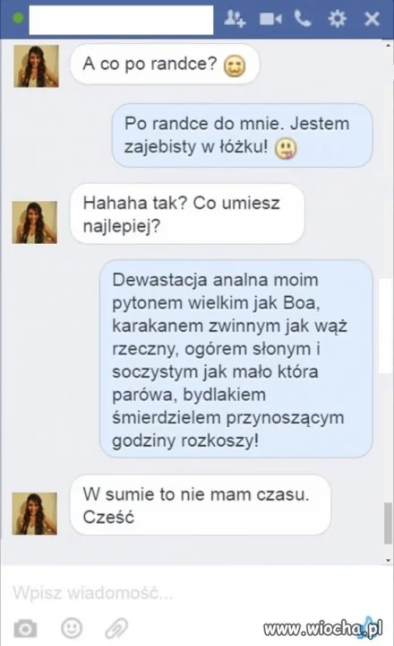 Nie przekonał 