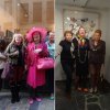 To różowe i czarne w środku, jest szefem brukselskiej  