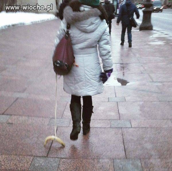Spacer z bananem