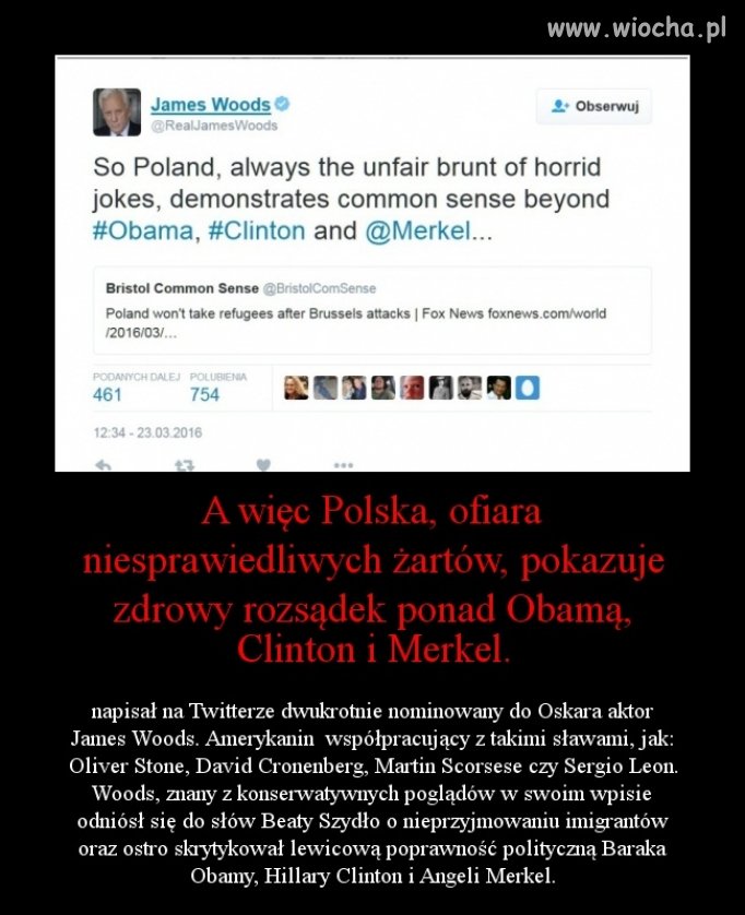 Inni też zauważają zdrowy rozsądek w wypowiedziach