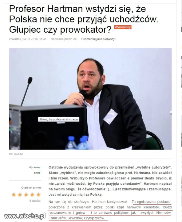 On jest głupi czy pier...ty?