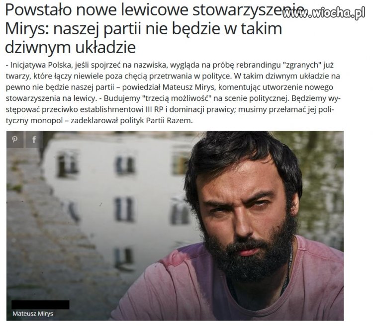 Kolejna antysystemowa oddolna inicjatywa.