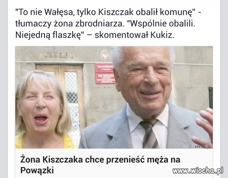 Kiszczak zbawca narodu. 