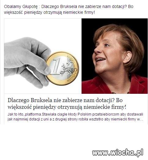 Dlaczego Bruksela nie zabierze nam dotacji ?