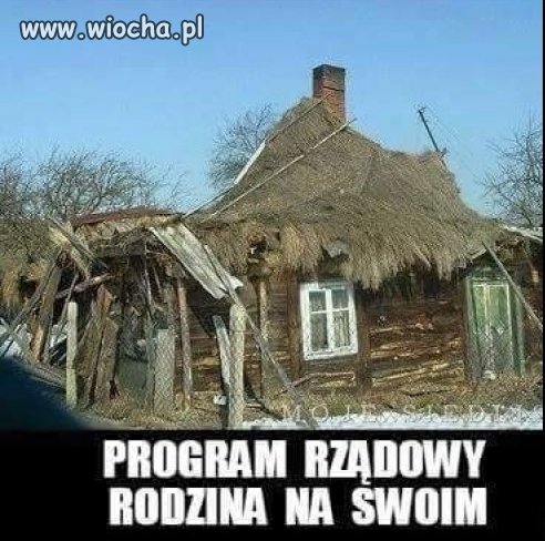Rodzina na swoim w ruinie