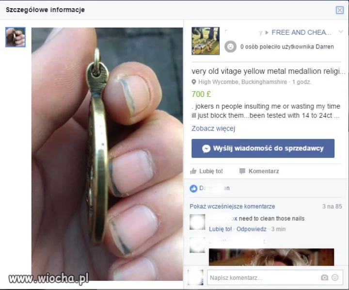 Sprzedam kupię w uk