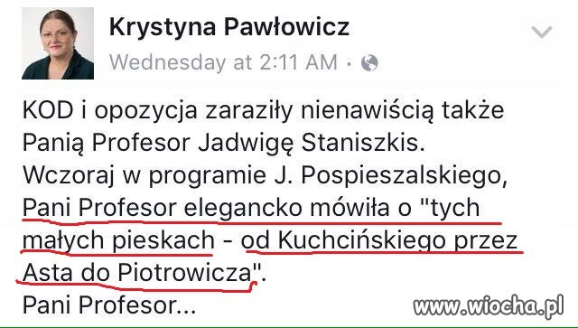Krystyna jak napisze to napisze 