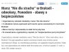 Marsz "Nie Dla Strachu"  w Brukseli odwołany