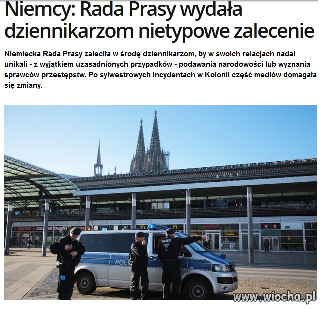 A w nowoczesnych i tolerancyjnych Niemczech...