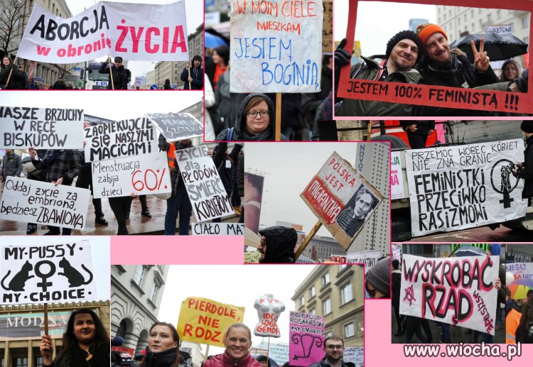 Szczytny cel marszu feministek, 