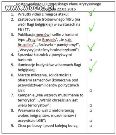 "Walka" z zamachami i zamachowcami rozpoczęta