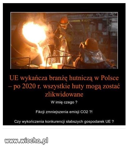 Czas na zarżnięcie branży hutniczej. 