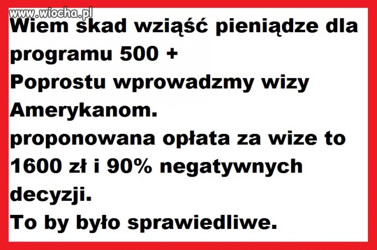 Pomysł na pieniądze dla programu 500 + na dziecko 