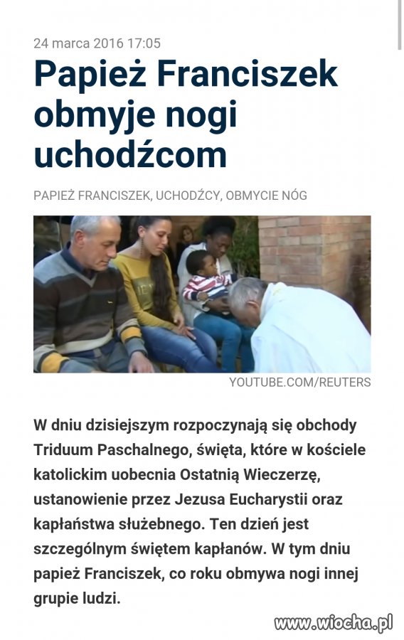 Kolejne podziękowanie za zamachy 