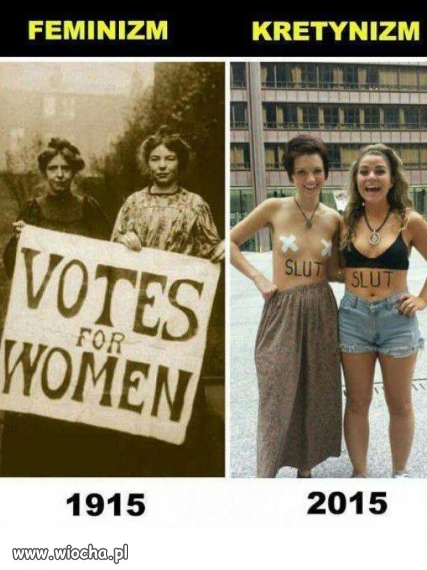 Źle rozumowane pojęcie feminizmu...
