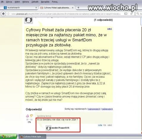 Trol jest moderatorem...