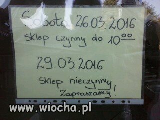 Sklep nieczynny