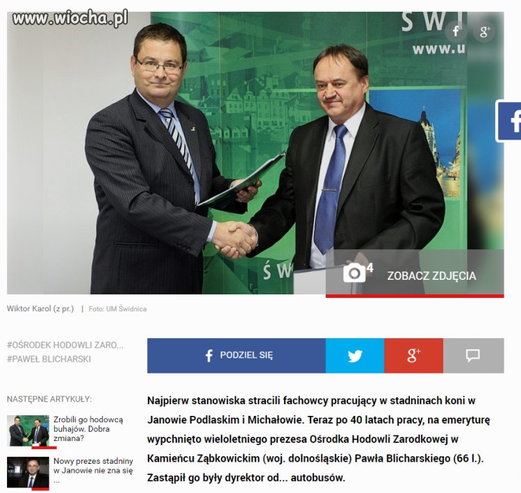 Zrobili go hodowcą buhajów.