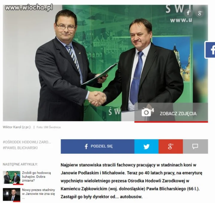 Zrobili go hodowcą buhajów.